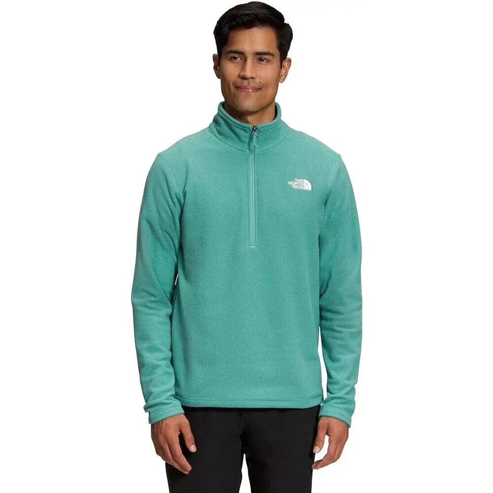 The North Face Sweatshirt Men's Small Wasabi Textured Cap Rock 1/4 Zip ONF472